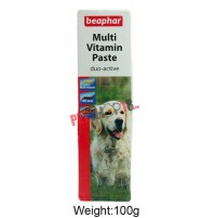 Beaphar Dog Supplements Multi Vitamin Paste For Dogs 100gm